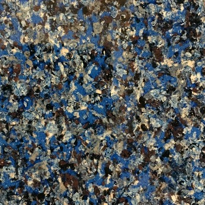 Celestial Blue stone-look finish sample