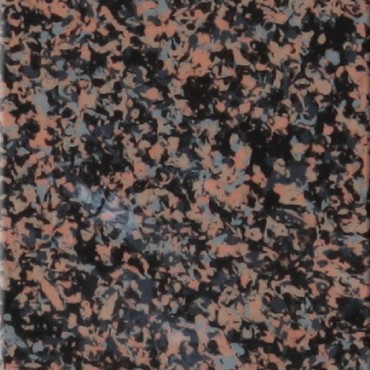 Red Granite stone-look finish sample