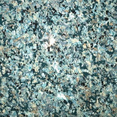 Teal Granite stone-look finish sample